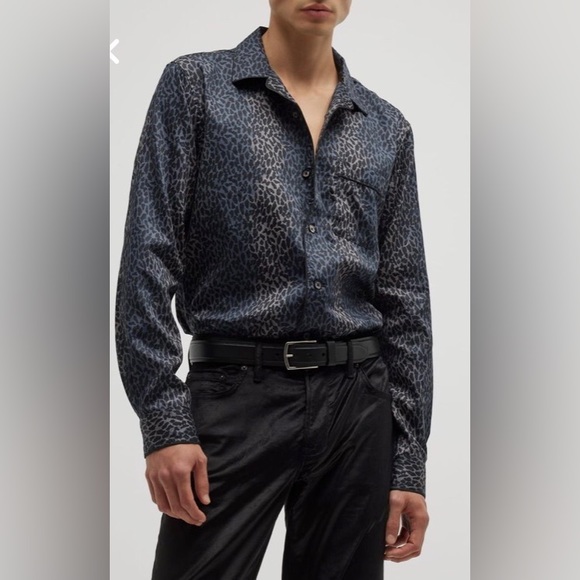 button up animal print shirt concert shirt - Picture 16 of 16